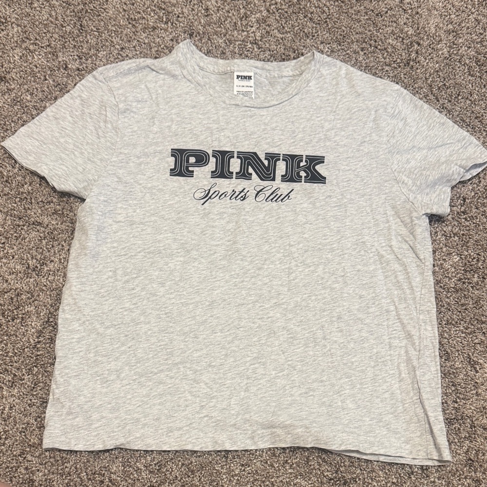 PINK Victoria's Secret Heather Gray Tee